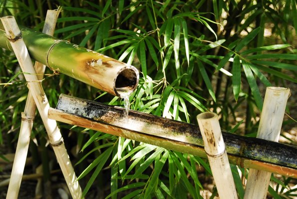 A Shishi odoshi Water Fountain